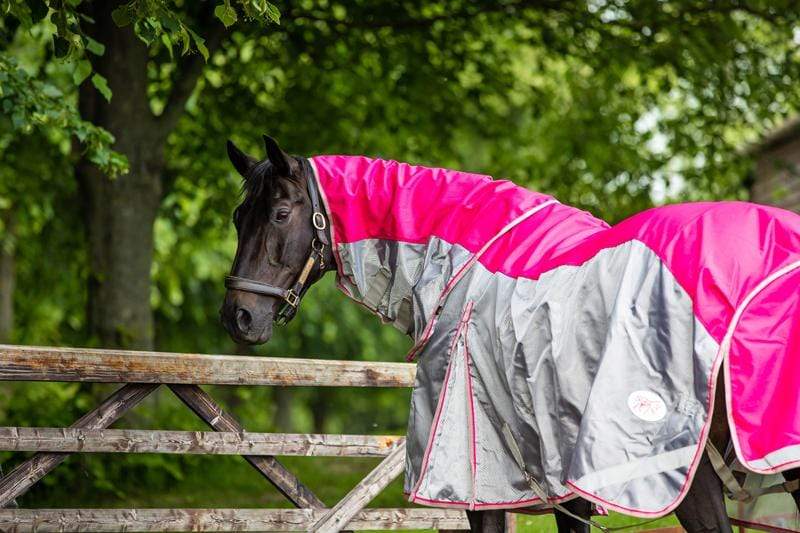 Fly Turnout Combination Rug - Pink - Swish Equestrian