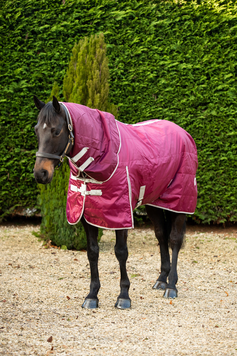 50g Stable Rug With Detachable Neck - Burgundy