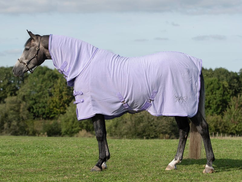 Fleece Rug With Neck Cover - Violet | Swish Equestrian™