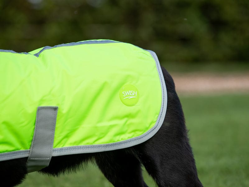 Waterproof Dog Coat - High Viz Yellow - Swish Equestrian