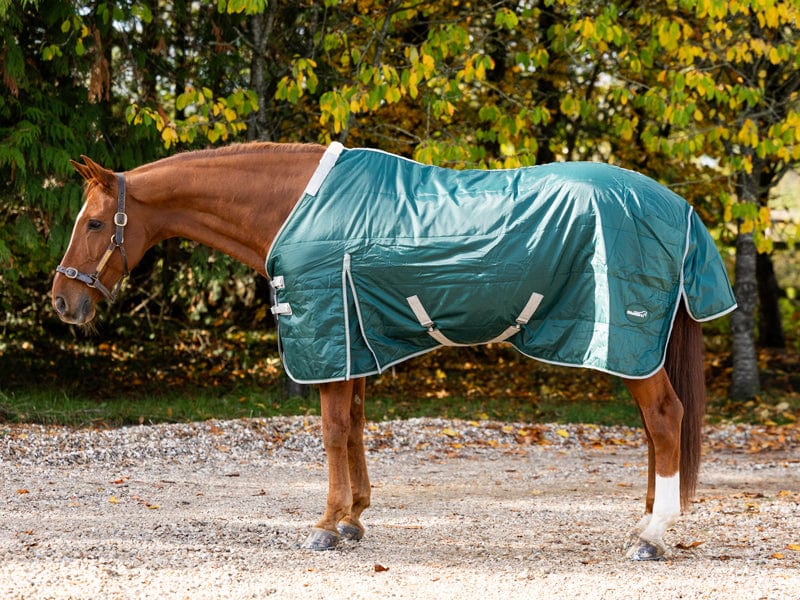 100g Stable Rug With Detachable Neck - Hunter Green - Swish Equestrian