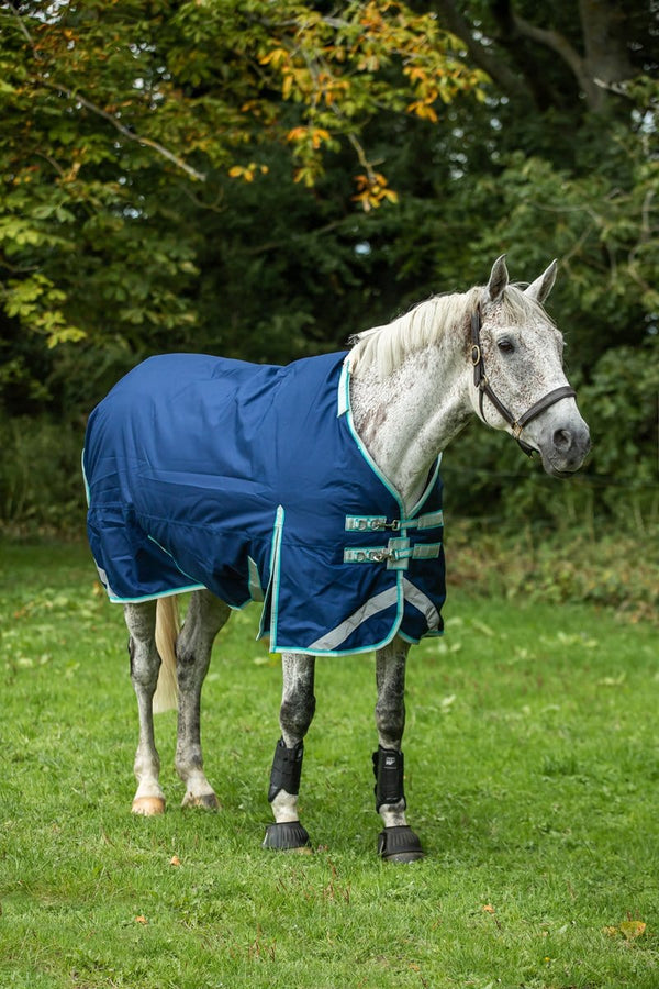 0g Detachable Neck Turnout Rug - Navy