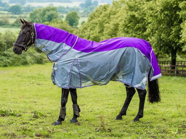 Fly Turnout Combination Rug - Purple - Swish Equestrian