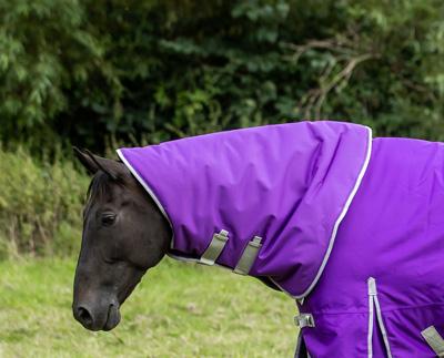 EX DISPLAY TURNOUT NECK COVER - 100G PURPLE - SIZE M