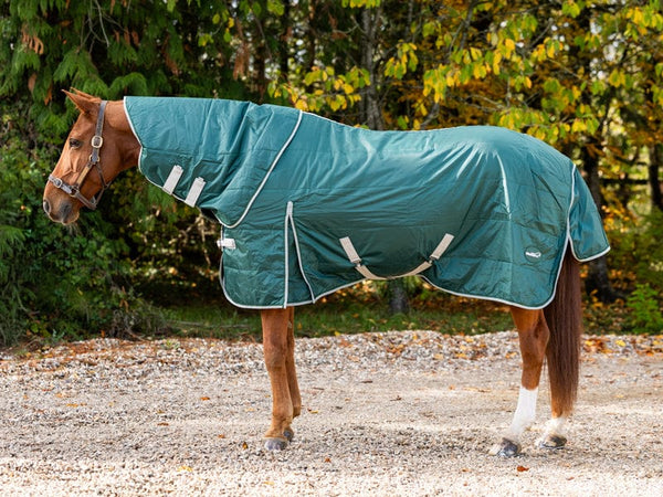 100g Stable Rug With Detachable Neck - Hunter Green - Swish Equestrian