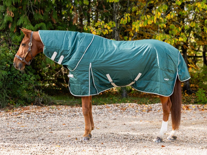 100g Stable Rug With Detachable Neck - Hunter Green - Swish Equestrian