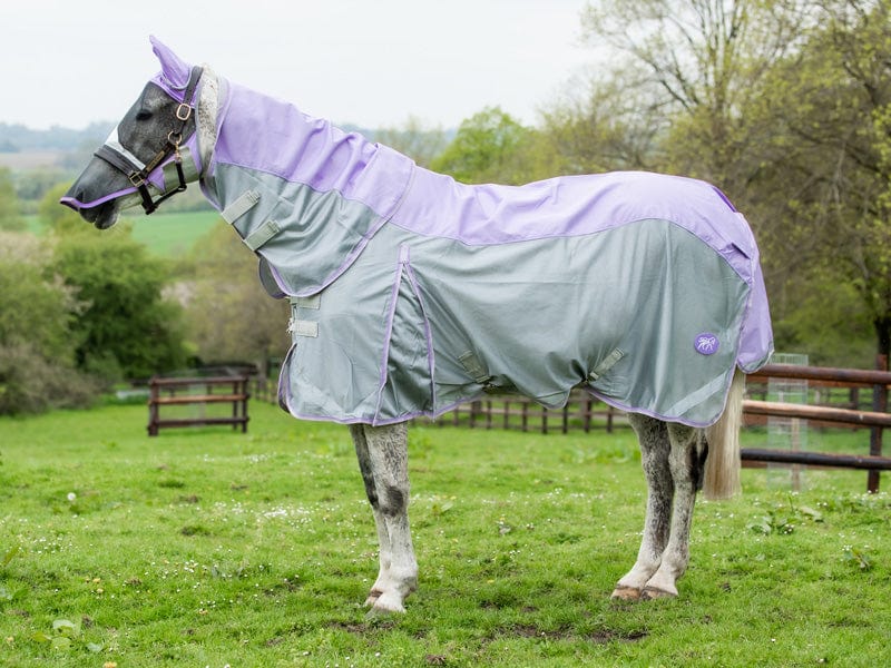 Fly Turnout Combination Rug (Mesh) - Violet - Swish Equestrian