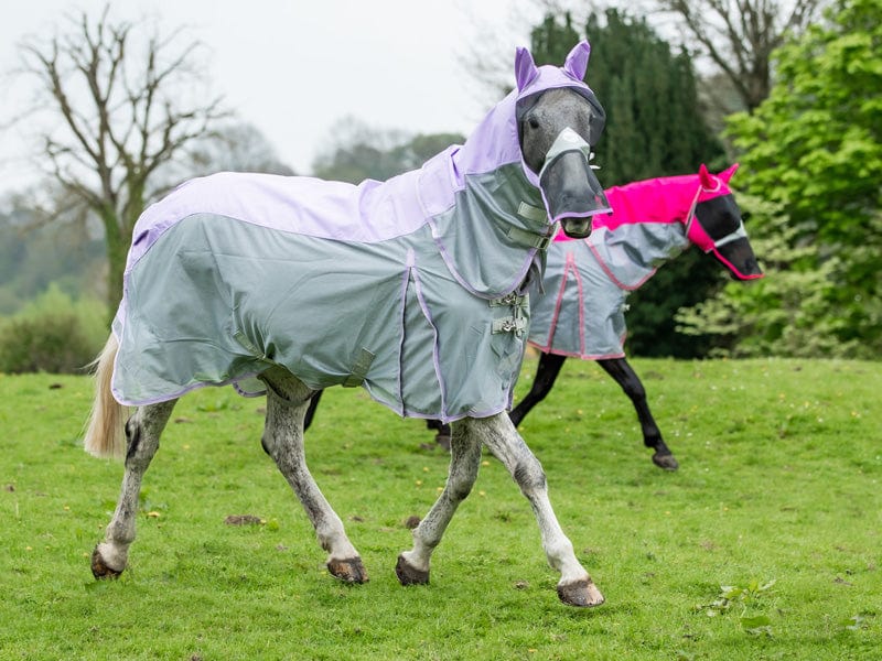 Fly Turnout Combination Rug (Mesh) - Violet - Swish Equestrian