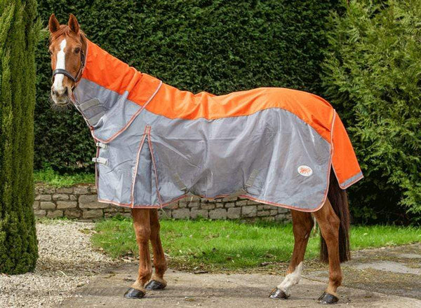 Fly Turnout Combination Rug - Orange - Swish Equestrian