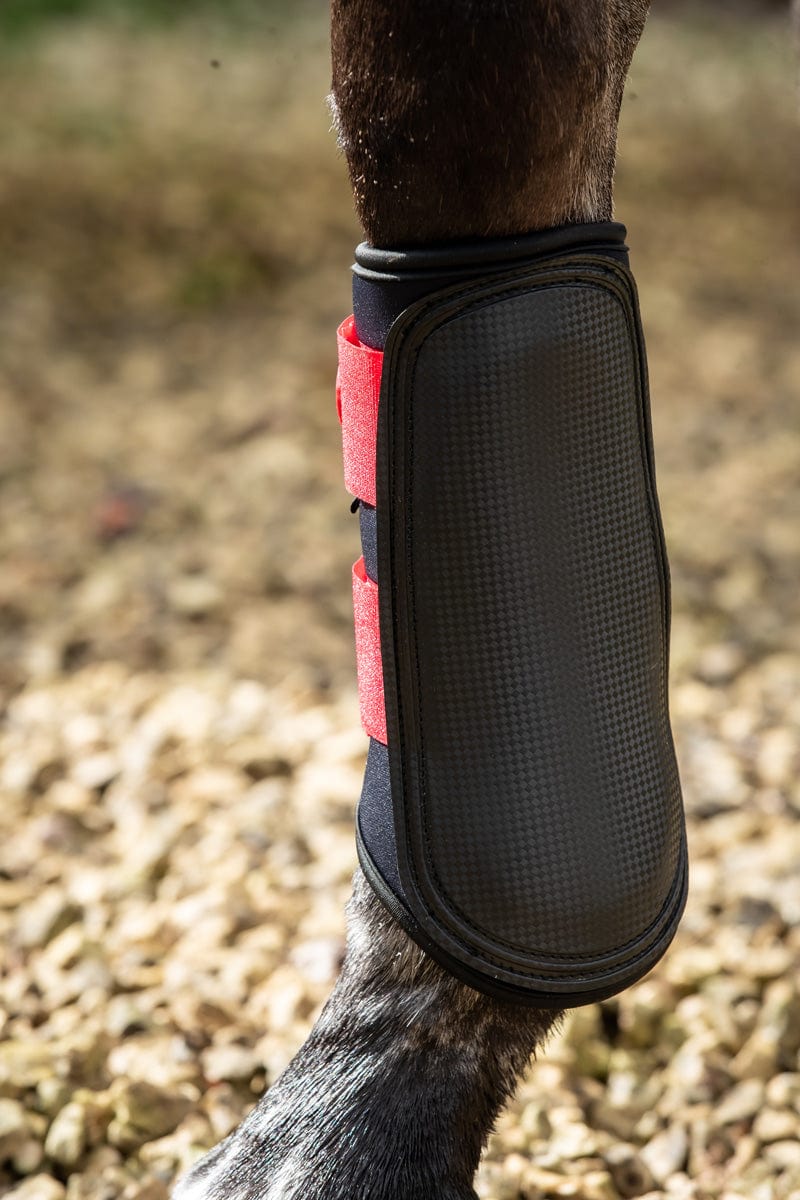 Double Locking Brushing Boots - Red - Swish Equestrian