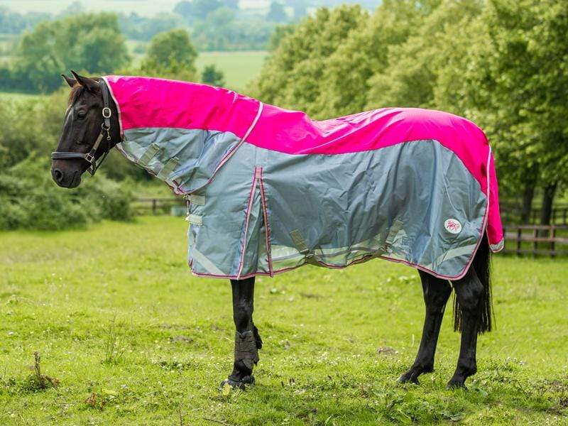Fly Turnout Combination Rug In Pink | Swish Equestrian™