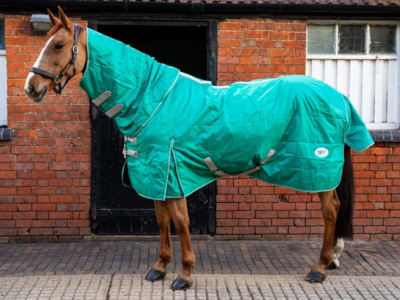 200G STABLE RUG WITH DETACHABLE NECK - GREEN - Swish Equestrian