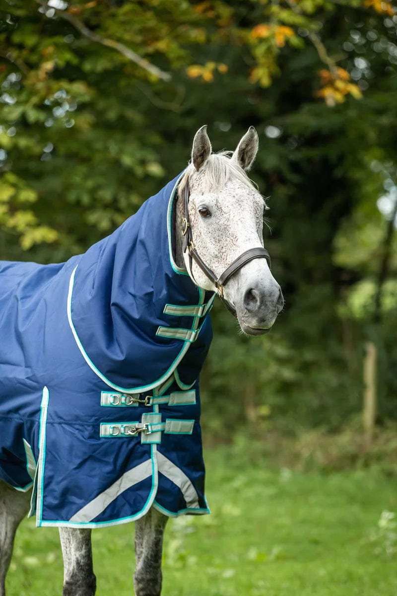 450g Ultimate Heavyweight Turnout Rug With Fixed Neck - Navy - Swish Equestrian