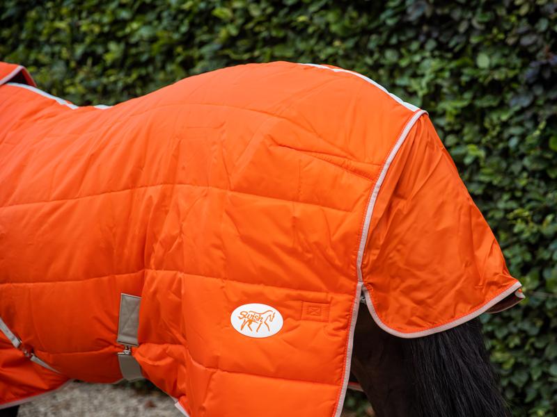 50g Stable Rug With Detachable Neck - Orange - Swish Equestrian