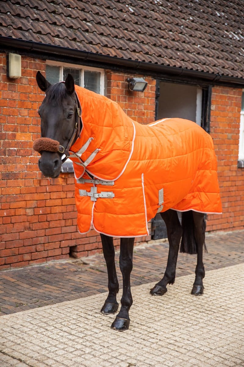 200g Stable Rug With Detachable Neck - Orange - Swish Equestrian